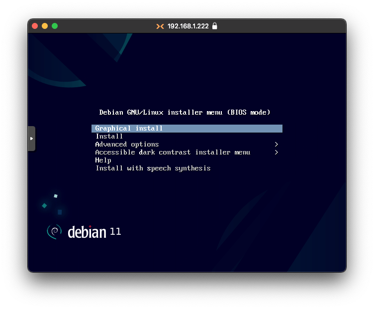 Установка Debian