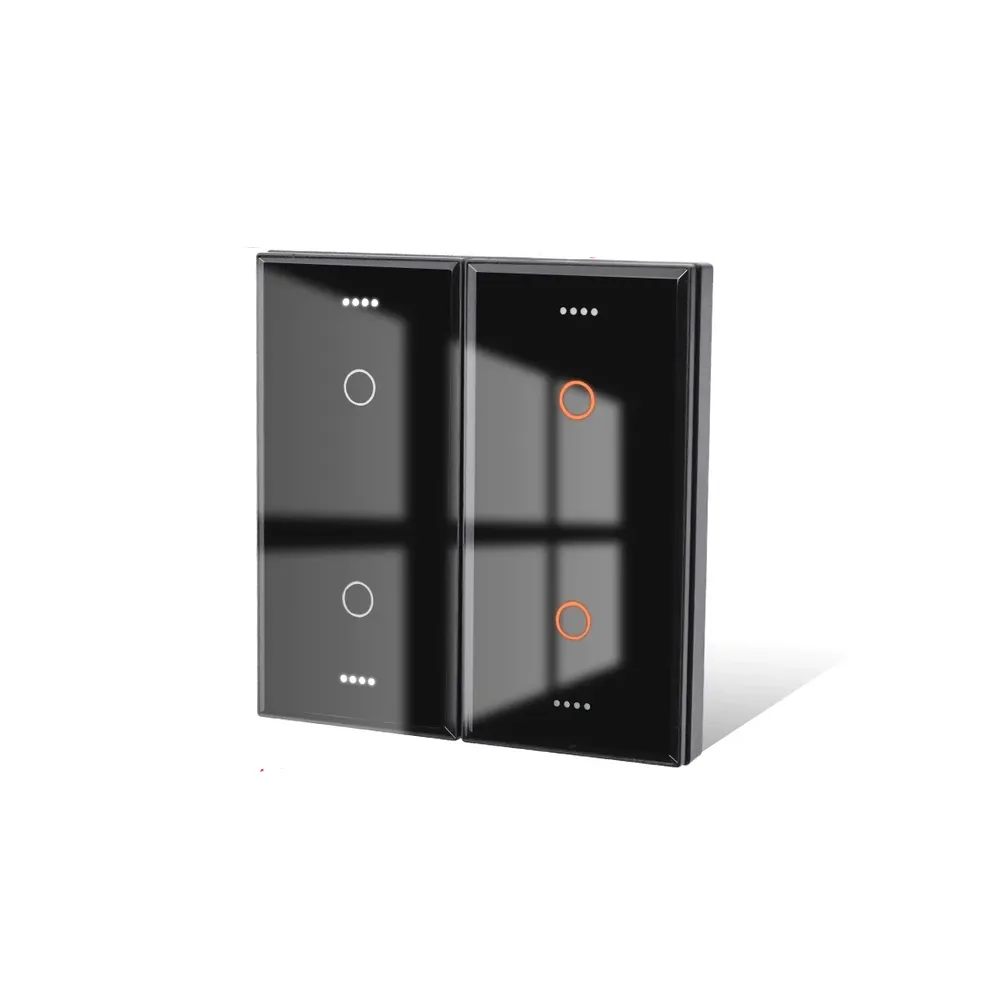  Coswall черный стеклянный модуль Zigbee 3.0 4CH