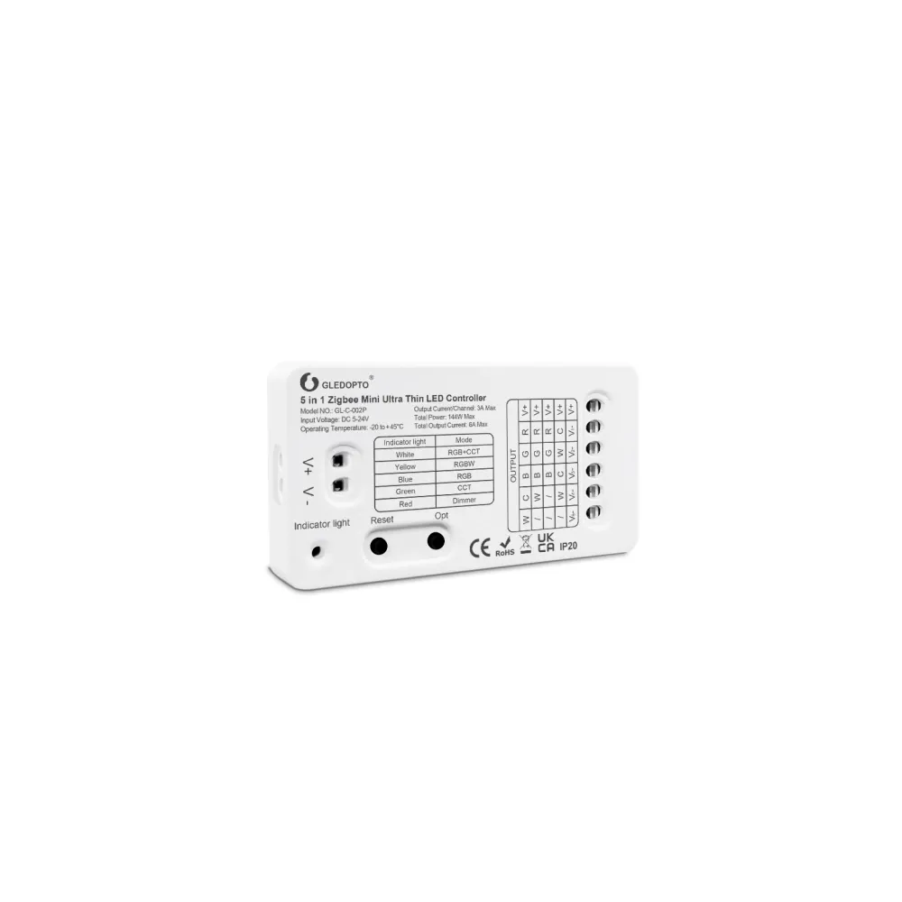 5 in 1 Zigbee Mini Ultra Thin LED Controller