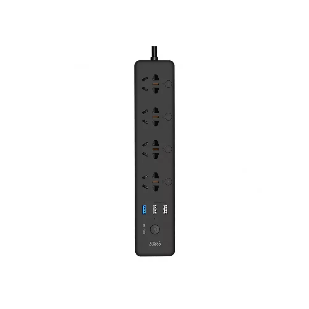 Умный удлинитель Xiaomi Gosund Smart Power Strip, USB Black (CP5-B)