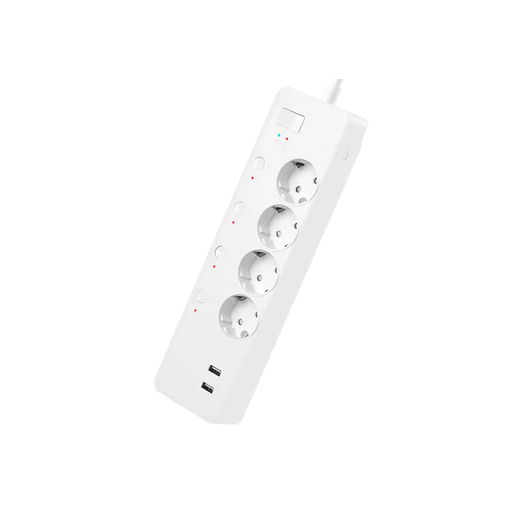 Сетевой фильтр ZigBee с 2 USB и 4 розетками