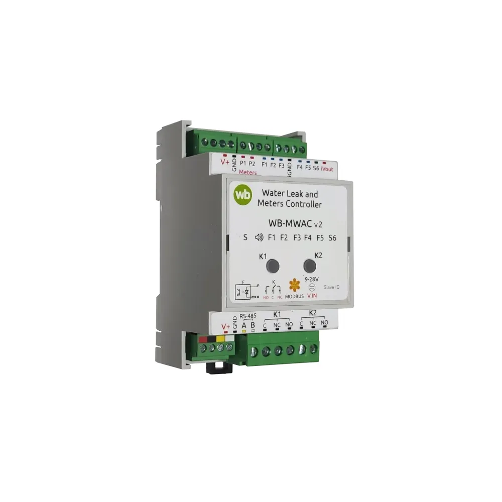 Модуль c RS-485 Modbus RTU для учета водопотребления и контроля протечек