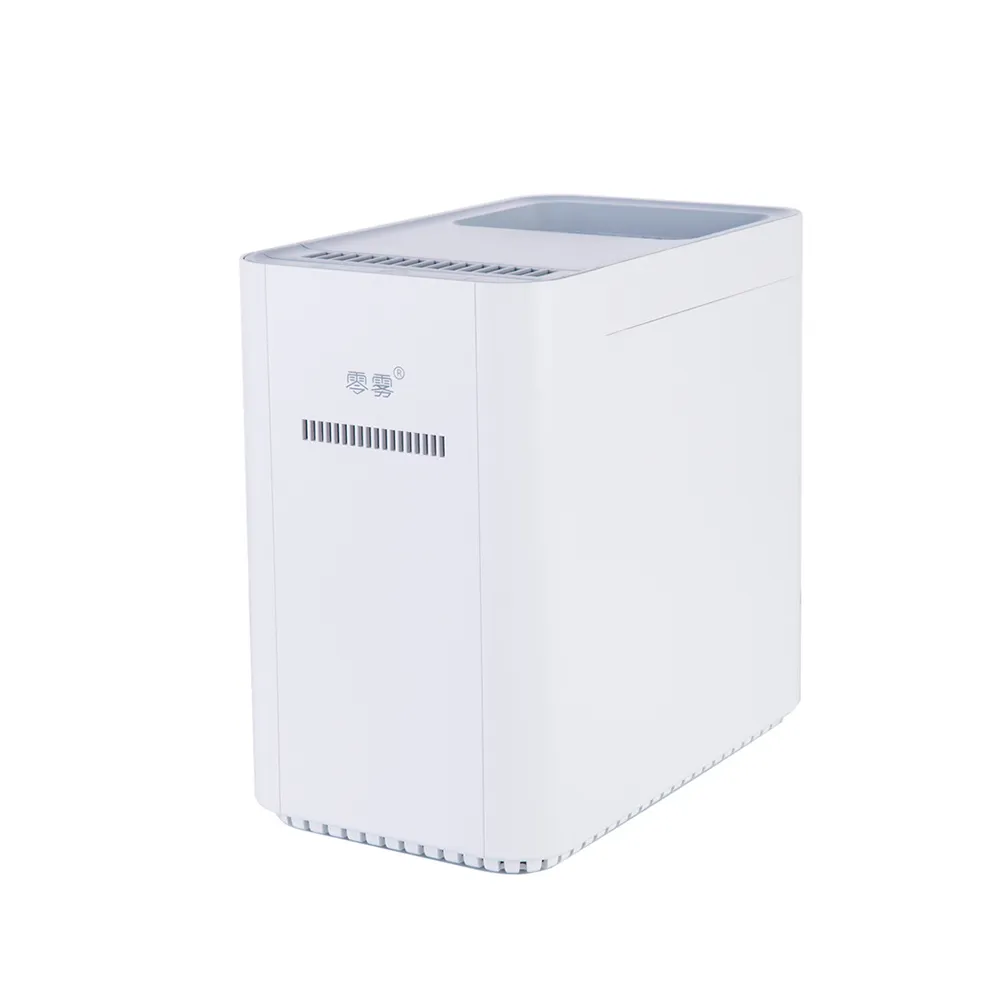 Zero-fog low-temperature evaporative humidifier
